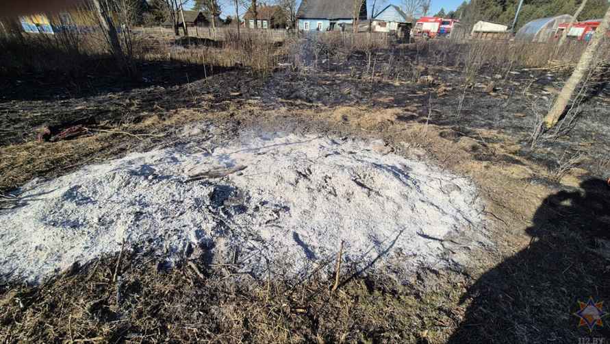 МЧС зафиксировало первый весенний пожар на Гродненщине. Какие штрафы грозят виновникам?