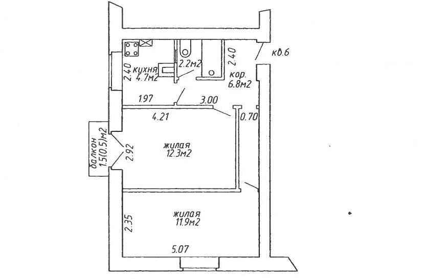 Цена — 25,5 тысячи долларов. В Минске выставили на продажу двушку в 3 минутах от метро. Но есть нюанс