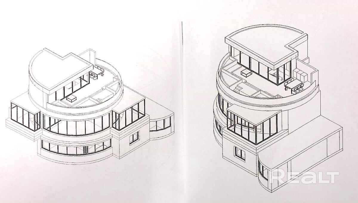 В Минске выставили на продажу 3-уровневую квартиру с выходом на крышу и потолками 3,5 метра. Сколько просят?