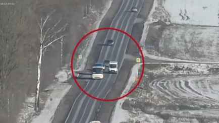 Витебская ГАИ показала, как с помощью квадрокоптера ловят нарушителей ПДД