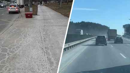 Дорожники назвали причину «белесости и пыли» в Минске. Когда пообещали мыть дороги?