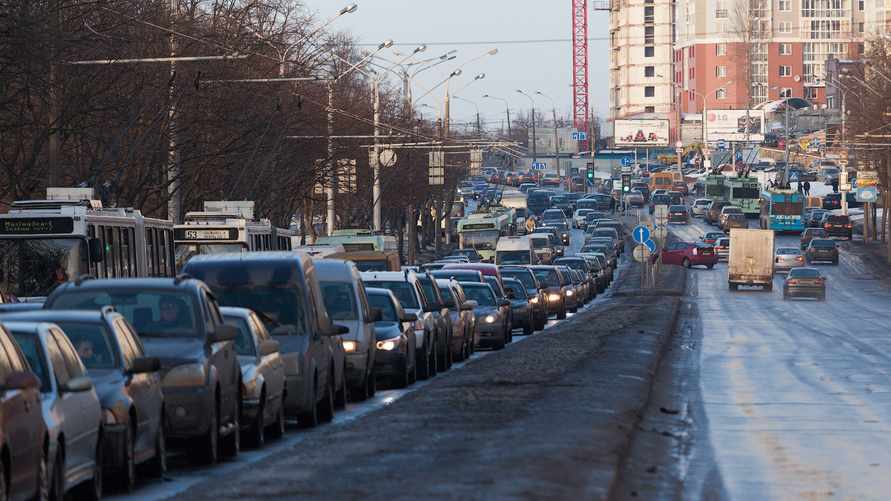 ГАИ Минщины анонсировала неделю пробок на одном участке МКАД-2