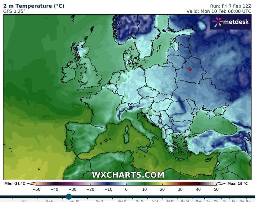 Синоптики пообещали Беларуси «сибирские морозы» до -21°С. Когда?