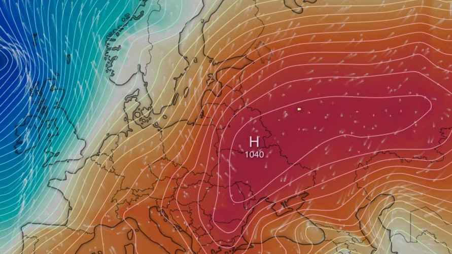 Приход обширного антициклона в Беларусь