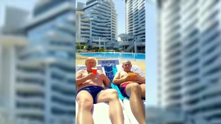 Трамп показал с помощью ИИ, каким видит сектор Газа под контролем США