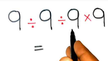 Эта задачка с 4 девятками вызвала ажиотаж в Сети. Какой ответ верный?