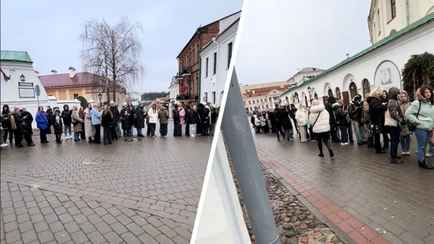 «Надеюсь, это шутка» — В центре Минска увидели большую очередь «из детей», «чтобы поесть»