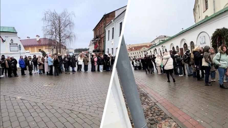 "Надеюсь, это шутка" - В центре Минска увидели большую очередь "из детей", "чтобы поесть"