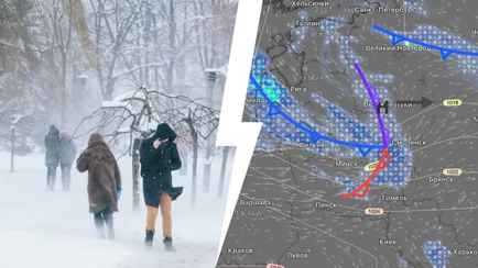 До -21°С. Синоптики предрекли «циклоническую депрессию» в Беларуси. Где «интенсивные осадки», а где «отдохнут» от них?