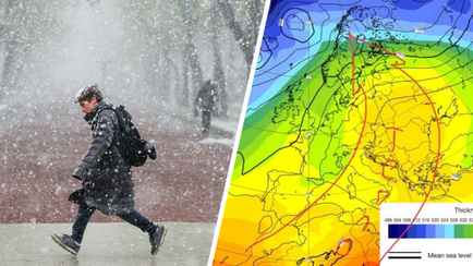 Синоптики предупредили белорусов о «мокрых» снегопадах в первый день весны. А когда потеплеет до +16°С?