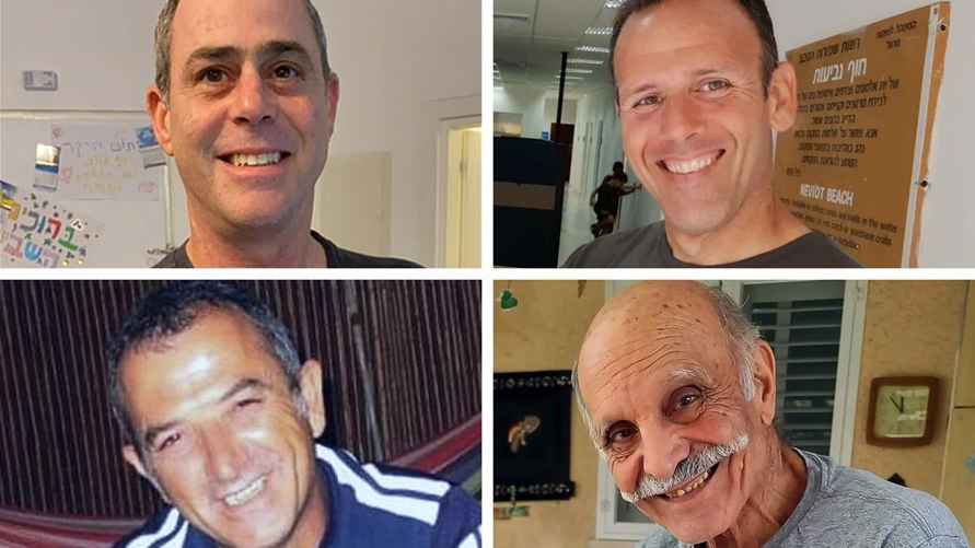 Верхний ряд (слева направо): Цахи Идан и Охад Яхаломи; Нижний ряд (слева направо): Ицик Элгарат и Шломо Манцур