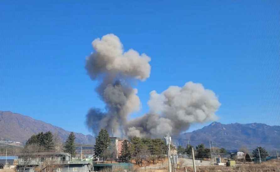 В Южной Корее истребители случайно сбросили 8 бомб на город в 40 км от Сеула