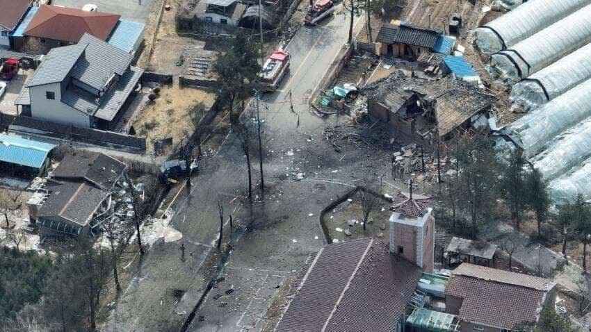 В Южной Корее истребители случайно сбросили 8 бомб на город в 40 км от Сеула