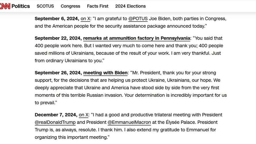 Отрывок из фактчекинга CNN. Скриншот: cnn.com