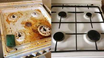 Почистите конфорки этой домашней смесью — и они засияют как новые. Нужны 4 доступных продукта