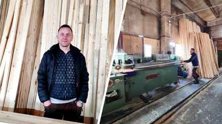 «Не трескается» — Директор лесопилки в Молодечно назвал лучшую толщину вагонки для отделки дома