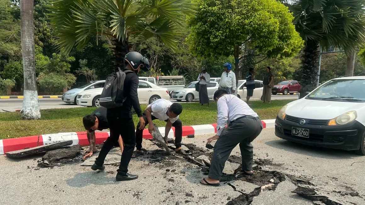 В Таиланде из-за землетрясения магнитудой 7,7 обрушило строящийся небоскрёб, в Мьянме – автомобильный мост