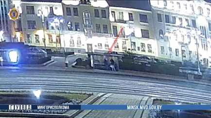 «Не смог ей дозвониться» — Белорус разбил остановку в самом центре Минска