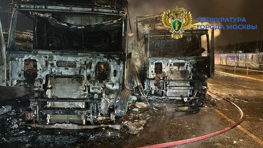 Дальнобойщик из Беларуси сгорел в своей фуре в Москве