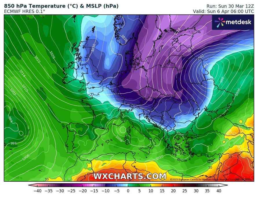 Синоптики объявили оранжевый уровень опасности на 1 апреля и предупредили белорусов о вторжении холода из Арктики