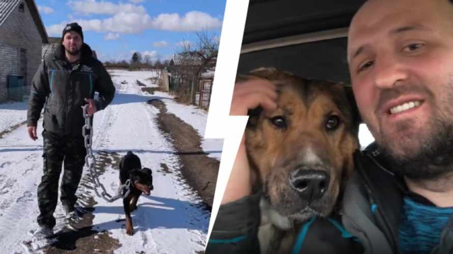 "Просто приходите, гуляйте с ними" - Поговорили с кинологом Буркевичем о центре для "трудных" животных под Молодечно, хейтерах и помощи белорусов