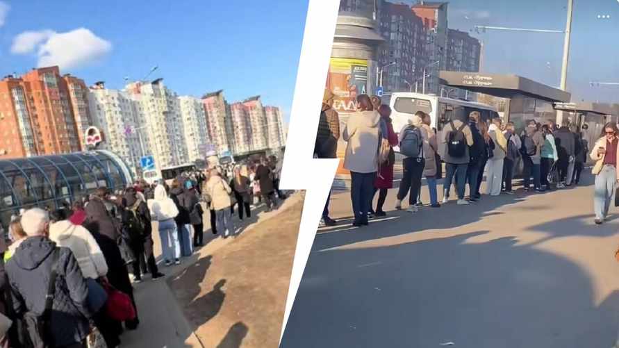 «Домой хочется побыстрее» — Огромные очереди в минском Уручье опубликовали в TikTok. Комментаторы потребовали объяснений