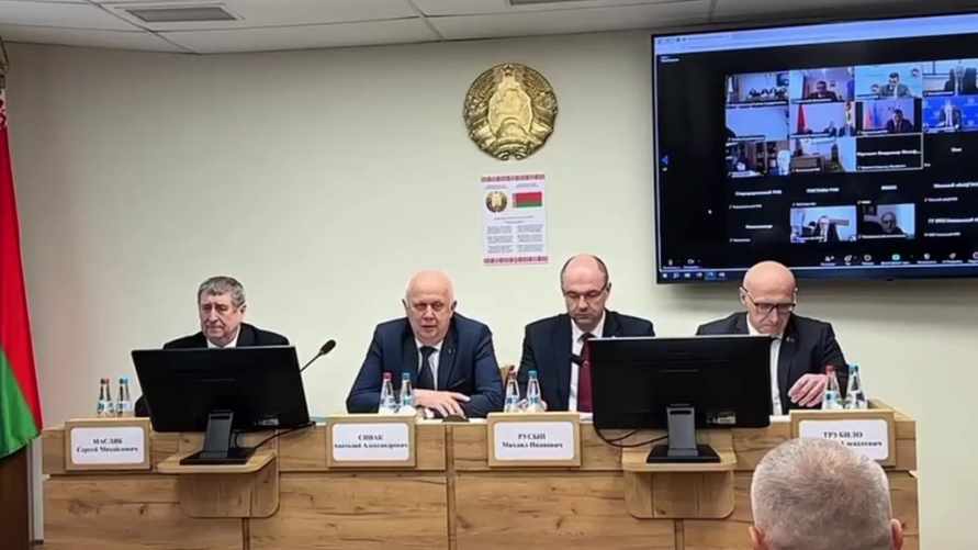 Скриншот видео пресс-службы правительства РБ