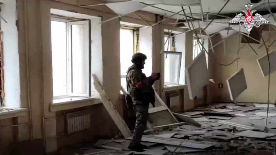 Скриншот видео Минобороны РФ