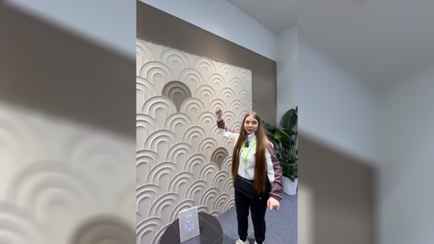 «Идея революционная» — На стройвыставке в Китае показали, как за «5 минут и без рабочих» «переклеить» стены в квартире