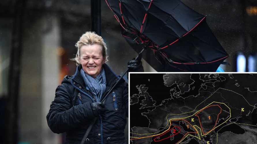 Ветер до 72 км/ч и грозы. Синоптики объявили оранжевый уровень опасности по всей Беларуси