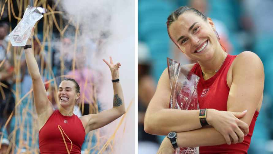 Соболенко впервые одержала победу на турнире WTA-1000 в Майами