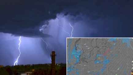 «Как в начале мая» — Синоптики предупредили белорусов о первых весенних грозах с ливнями