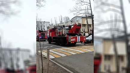 В Минске загорелся вуз — эвакуировали 390 человек