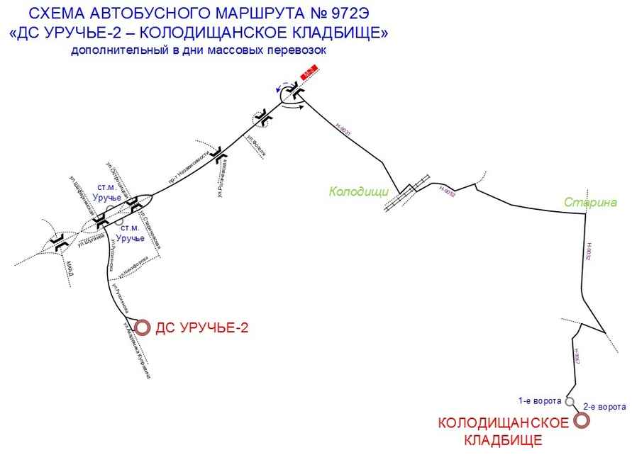 «Минсктранс» изменил график автобусов и показал схемы допмаршрутов на Радуницу