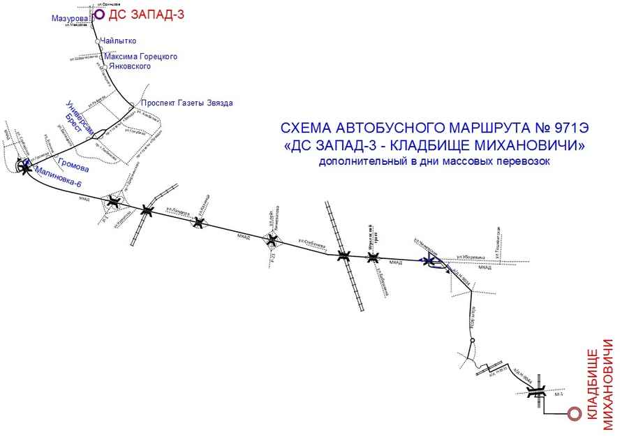 «Минсктранс» изменил график автобусов и показал схемы допмаршрутов на Радуницу