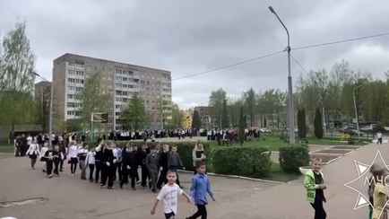 В Полоцке загорелась школа. Эвакуировали 902 человека