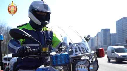 ГАИ начала отработку на мотопатрулях по всей Беларуси