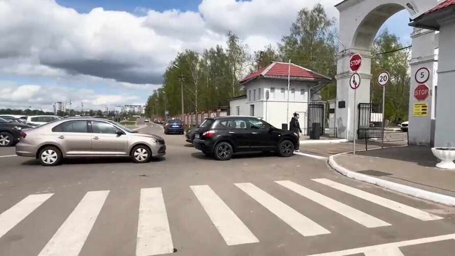 Скриншот: видео ГАИ Минска