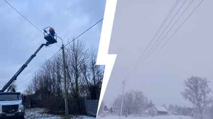 Снегопады оставили без света больше 130 населенных пунктов на Минщине и 142 — на Могилевщине