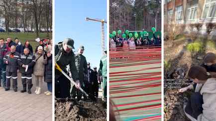 «Когда убирали клумбы, я ревела» — Белорусы показали, чем занимались на республиканском субботнике