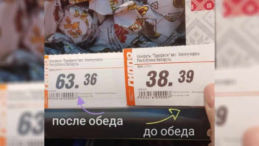 Было 38 рублей за кило, стало 63? Ценник на конфеты "Коммунарки" вызвал споры среди белорусов