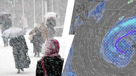 До -12°С и метели. Синоптики продлили оранжевый уровень опасности в Беларуси. Но где ждать «солнечного прогрева»?