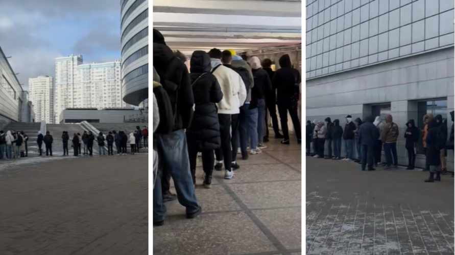 "Счастливых голодных игр" - В разных частях Минска выстроились огромные очереди за билетами