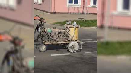 «Можно смотреть часами» — В Кобрине показали обновление дорожной разметки. Комментаторы оценили