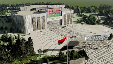 Карта Беларуси из керамогранита. Каким запланировали новый Национальный исторический музей в Минске?