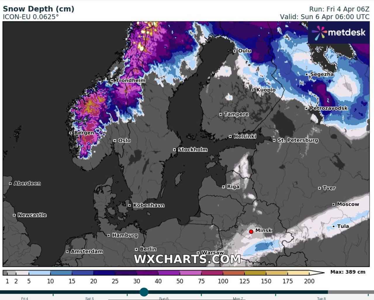 Синоптики объявили «оранжевые» выходные в Беларуси из-за резкого изменения погоды. Где интенсивный снег, а где – грозы?