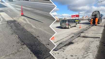 «У нас такого безобразия не творят» — В Гордорстрое ответили белорусам, почему дороги ремонтируют не сразу. А в дождь и снег можно?