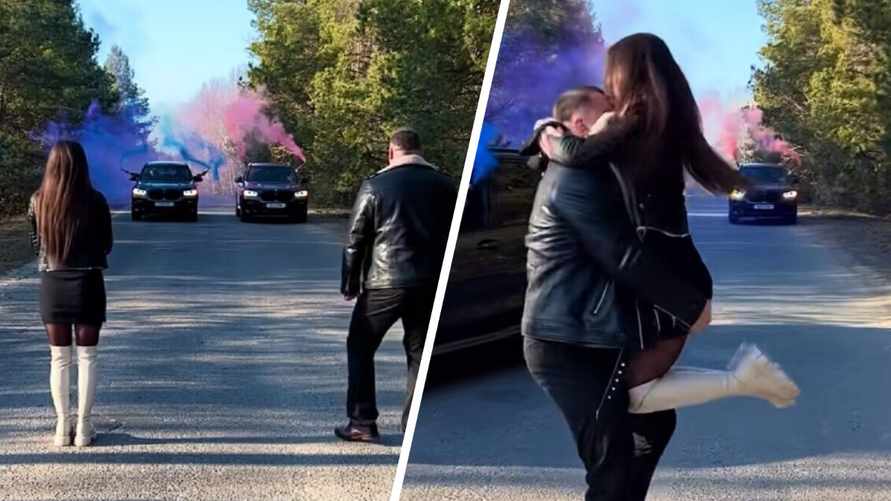 «Раз 200 пересмотрела» — Гендер-пати белорусов с двумя BMW «залетело» в TikTok на 3,6 млн просмотров