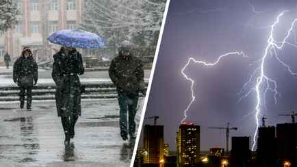 Синоптики объявили «оранжевые» выходные в Беларуси из-за резкого изменения погоды. Где интенсивный снег, а где – грозы?