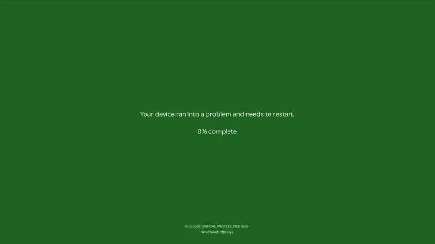 «Синий экран смерти» станет зелёным? Windows показала его новый дизайн, убрав «культовый» элемент